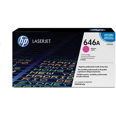 HP 646A Color LJ CM4540 MFP ColorSphere Print Cartridge, Magenta (12,500 Yield) (90 / Pallet)