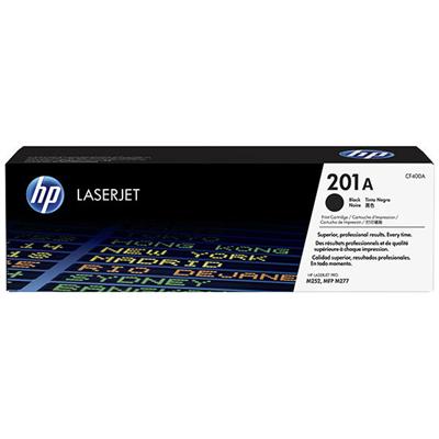 HP 201A (CF400A) Color LaserJet Pro M252, MFP M277 Black Original LaserJet Toner Cartridge (1,500 Yi