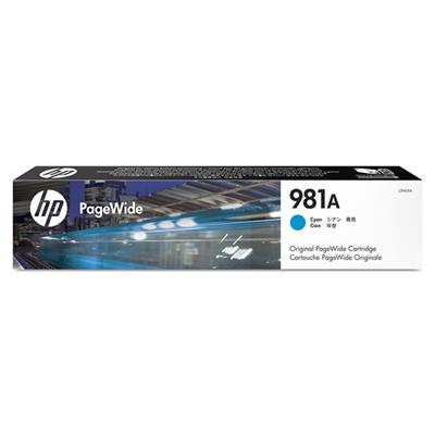 HP 981A (J3M68A) PageWide Enterprise Color 556, 586, Managed Color E55650, E58650 Cyan Original Page