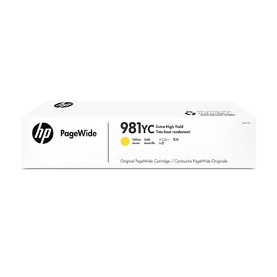 HP 981YC (L0R19YC) PageWide Managed Color E55650dn  MFP E58650dn  Flow MFP E58650z Yellow Contract O