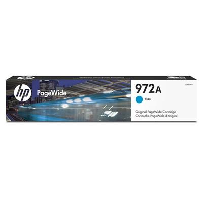 HP 972A (L0R86AN) PageWide Pro 300, 452, 477, 552, 577 Cyan Original PageWide Cartridge (3,000 Yield