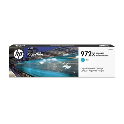 HP 972X (L0R98AN) PageWide Pro 452, 477, 552, 577 High Yield Cyan Original PageWide Cartridge (7,000