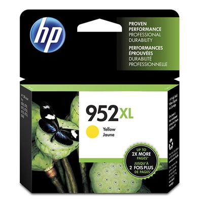 HP 952XL (L0S67AN) High Yield Yellow Original Ink Cartridge (1,600 Yield)