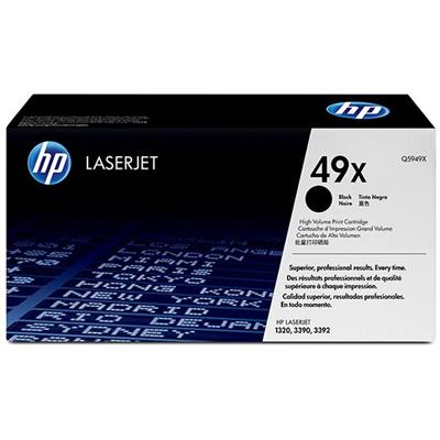 HP 49X LaserJet 1320, 3390 AIO Series Smart Print Cartridge (6,000 Yield) (120 / Pallet)