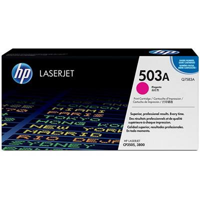 HP 503A Color LJ 3800, CP3505 ColorSphere Smart Print Cartridge, Magenta (6,000 Yield) (105 / Pallet