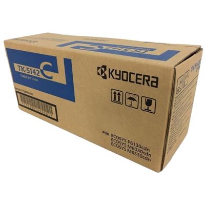 Kyocera ECOSYS M6530cdn, P6130cdn Cyan Toner Cartridge + Waste Container (5,000 Yield)