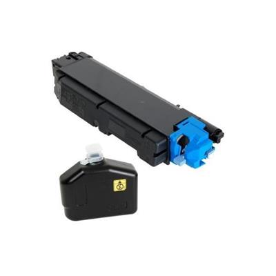 Kyocera ECOSYS M6035cidn, M6535cidn, P6035cdn Cyan Toner Cartridge (Includes Waste Container) (10,00