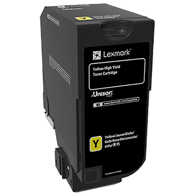 Lexmark CS725 High Yield Yellow Toner Cartridge (12,000 Yield)