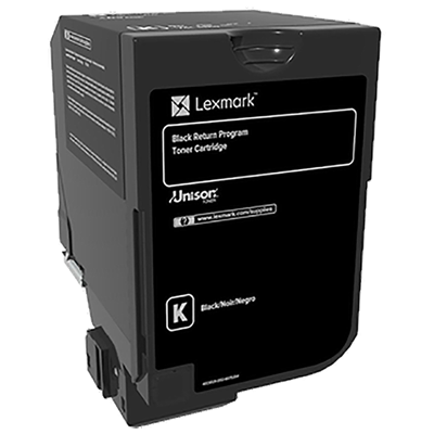 Lexmark CS720, CS725, CX725 Black Return Program Toner Cartridge (3,000 Yield)