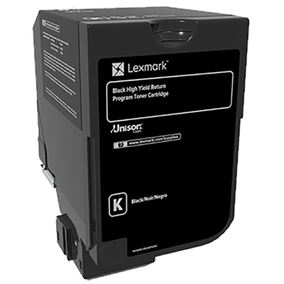 Lexmark CS720, CS725 High Yield Black Return Program Toner Cartridge (20,000 Yield)