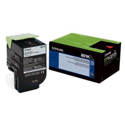 Lexmark CX310, CX410, CX510 Black Return Program Toner Cartridge for US Government (1,000 Yield) (TA