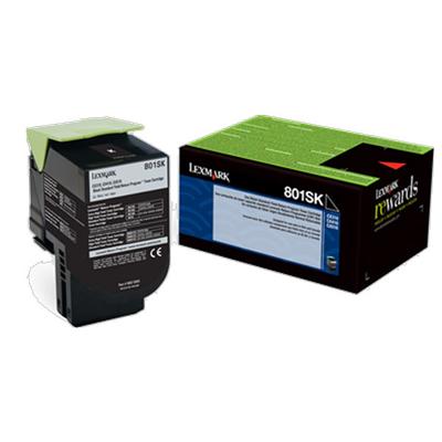 Lexmark CX310, CX410, CX510 Black Return Program Toner Cartridge for US Government (2,500 Yield) (TA