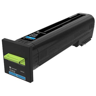 Lexmark CX820, XC6152 High Yield Cyan Toner Cartridge (17,000 Yield)
