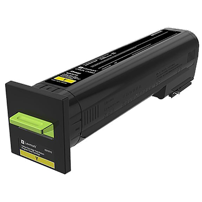 Lexmark CX825, CX860 Extra High Yield Yellow Return Program Toner Cartridge (22,000 Yield)