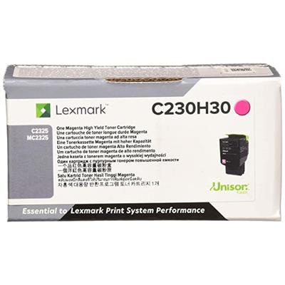 Lexmark C2325  MC2325 High Yield Magenta Toner Cartridge (2 300 Yield)