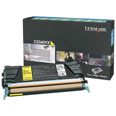 C534 Series Extra High Yield Yellow Return Program Toner 7,000 Yield