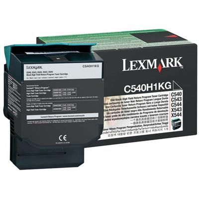 C540, C543, C544, C546, X543, X544, X546 Series High Yield Black Return Program Toner (2,500 Yield)