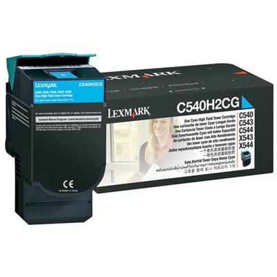 C540, C543, C544, C546, X543, X544, X546 Series High Yield Cyan Toner (2,000 Yield)