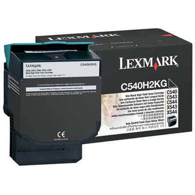 C540, C543, C544, C546, X543, X544, X546 Series High Yield Black Toner (2,500 Yield)