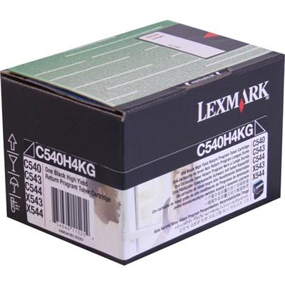 C540, C543, C544, X543, X544 Series High Yield Black Return Program Toner (2,500 Yield)