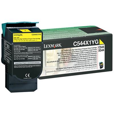 C544, C546, X544, X546 Series Extra High Yield Yellow Return Program Toner (4,000 Yield)