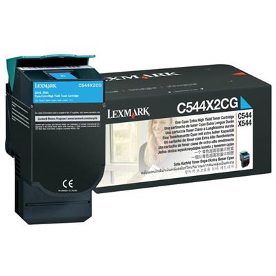 C544, C546, X544, X546 Series Extra High Yield Cyan Toner (4,000 Yield)