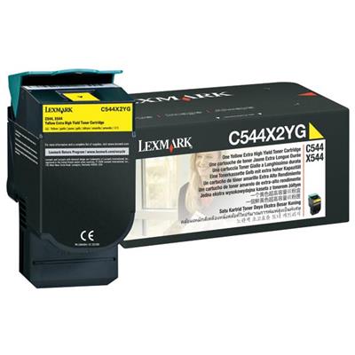 C544, C546, X544, X546 Series Extra High Yield Yellow Toner (4,000 Yield)