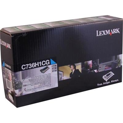 C736, X736, X738 Series High Yield Cyan Return Program Toner (10,000 Yield)