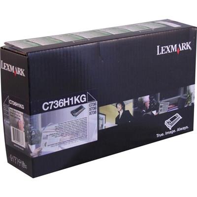 C736, X736, X738 Series High Yield Black Return Program Toner (12,000 Yield)