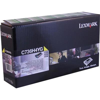 Government C736,X736,X738 High Yield Yellow Return Program Toner (10,000 Yield) (TAA Compliant versi