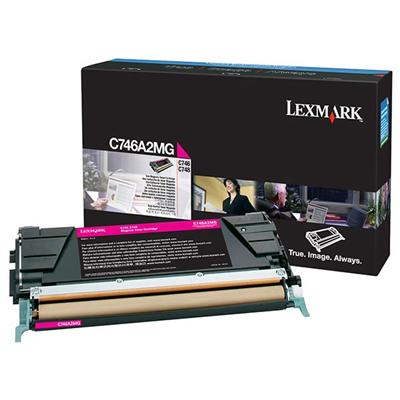 Lexmark C746, C748 Magenta Toner Cartridge (7,000 Yield)