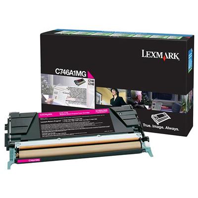 Lexmark C746  C748 Magenta Return Program Toner Cartridge for US Government (7 000 Yield) (TAA Compl