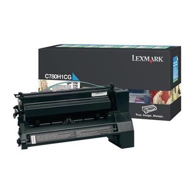 C780, C782, X782e High Yield Cyan Return Program Toner 10,000 Yield