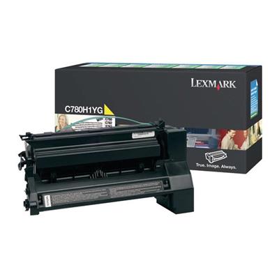 C780, C782, X782e High Yield Yellow Return Program Toner 10,000 Yield