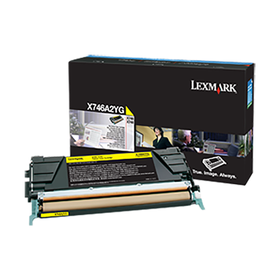 Lexmark X746, X748 Yellow Toner Cartridge (7,000 Yield)