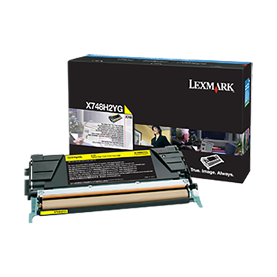 Lexmark X748 High Yield Yellow Toner Cartridge (10,000 Yield)