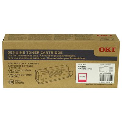 OKI MPS3537mc, MPS4242mc Magenta Toner Cartridge (10,000 Yield)