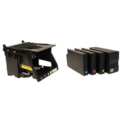 Primera LX1000, LX2000 Replacement Printhead Kit (Includes Cyan, Magenta, Yellow and Black Setup Ink