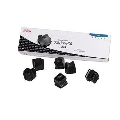 Phaser 8400 Black Solid Ink, 6 / Box, 6,800 Yield