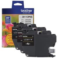 Brother MFC-J491DW, J497DW, J690DW, J895DW Cyan / Magenta / Yellow Ink Cartridge Multipack (Yields 2