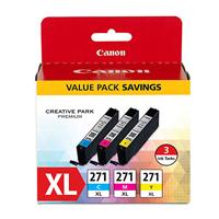 Canon (CLI-271XL) PIXMA MG5720, MG5721, MG5722, MG6820, MG6821, MG6822, MG7720 High Yield 3-Color (C