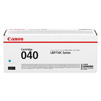 Canon (CRG-040) Color imageCLASS LBP712Cdn Cyan Toner Cartridge (5,400 Yield)