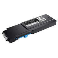 Dell S3840cdn, S3845cdn Cyan Toner Cartridge (OEM# 593-BCBB) (3,000 Yield)