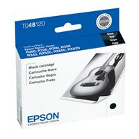 Epson (48) Stylus Photo R200, R220, R300, R300M, R320, R340, RX500, RX600, RX620 Black Ink Cartridge