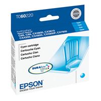 Epson (60) Stylus C68, C88, C88+, CX3800, CX3810, CX4200, CX4800, CX5800F, CX7800 Cyan Ink Cartridge