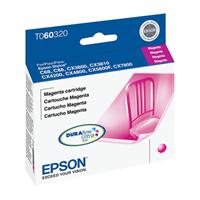 Epson (60) Stylus C68, C88, C88+, CX3800, CX3810, CX4200, CX4800, CX5800F, CX7800 Magenta Ink Cartri