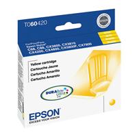 Epson (60) Stylus C68, C88, C88+, CX3800, CX3810, CX4200, CX4800, CX5800F, CX7800 Yellow Ink Cartrid