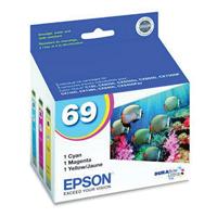 Epson (69) Stylus CX5000, CX6000, CX7000F, CX7400, CX7450, CX8400, N11, NX100, NX200, NX300, NX400,