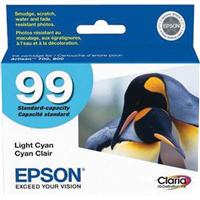 Epson (99) Artisan 700, 710, 725, 730, 800, 810, 835, 837 Claria Hi-Definition Light Cyan Ink Cartri