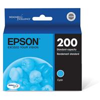 Epson (200) Home XP-400, 200, WorkForce WF-2530, WF-2540 DURABrite Ultra Cyan Ink Cartridge